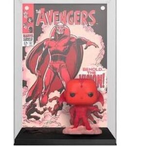 Funko Pop! Red Vision Figure with Comic Art